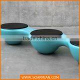 Garden Fiberglass Bench thumbnail-1