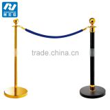 Crowd barrier rope pole barrier stanchions used in theater