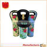 Neoprene Totes and Carriers For Wine Champagne Bottles Printing Tote Bag thumbnail-1