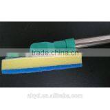 2017 Hot Sale Amazon 3 in 1 Angled Pad Shape Mop Sponge Cleaning Brush Clean Reach thumbnail-3