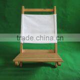 Wood Folding Outdoor Low Beach Chair thumbnail-5