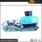 500 Lumens 1 White XPE LED and 2 Red LED Dual Light Sensing LED Headlamp With Aaa Battery thumbnail-2