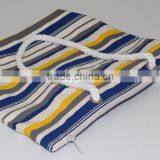 12 OZ Natural Canvas Tote Bag With Twisted Rope Handle & With Zip Closure thumbnail-3