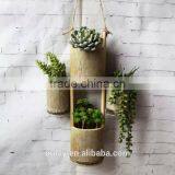 Unique Beautiful Home & Garden Decoration Nature Green Bamboo Flower Vase thumbnail-4