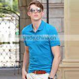 100% Cotton Wholesale Blank T-shirt Men Polo With OEM Printing Embroidery thumbnail-5