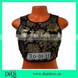 Women Fashion Holiday Sequin Crop Tops Girl Hot Sale Party Apparel Clothing thumbnail-1