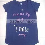 2017 New Fashion Women Clothing, 100% Cotton Ladies Long T-shirt , Ladies Sleeping T-shirts thumbnail-1