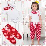 High Quality Baby Outfit Boutique Kids Spring Two Pieces Clothing Set Wholesale Children Clothes thumbnail-5