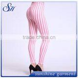 Pink Women 92% Polyester 8% Spandex Soft Printed Brushed Leggings 2017 thumbnail-3