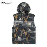 Pringting Animal Hoodies Men Polar Fleece Vest thumbnail-1
