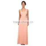 Latest Designs Knee Length Dresses Silk Evening Wedding Gown Dress thumbnail-1