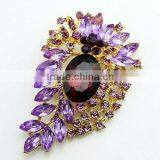 Colorful Crystal Peacock Brooch High End Peacock Brooch to Men Suits for Wedding thumbnail-2