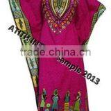 100% Polyester Printed Beachwear Kaftan