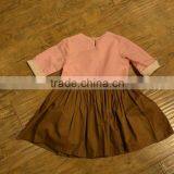 Pink&gray Girls Boutique Smocked Baby Dresses thumbnail-5