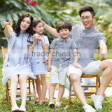 2017 Latest Family Matching Clothing Stripe t Shirt Family Set Clothes thumbnail-1