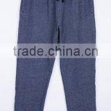 wholesale cheap sports pants CVC60/40 cotton fleece plain blank pants