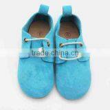 Pure Suede Leather Hard Sole Shoes for Kids thumbnail-1