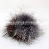 Myfur Manufacturing Wholesale Natural Raccoon Fur Customized Colour Pom Poms thumbnail-4