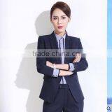 2016 Ladies Long Sleeve Blazer and Skirt Set, Women Business Suits thumbnail-2