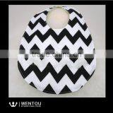 Wholesale Chevron Monogram Seersucker Bib thumbnail-6