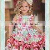 2017 Latest Net Lady Prom Dress Designs Sleeveless Baby Girl Party Dresses thumbnail-1