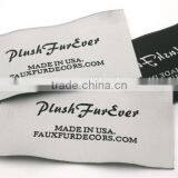 Customized Garment Super Big Size Labels/woven Labels/clothing Label/embroidered Tag End Fold BWEF-001 thumbnail-1