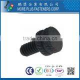 Made in Taiwan Steel Knurled Thumb Screw Flat Head Black Oxide thumbnail-3