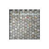 River Shell Mosaic Chip in Hexagon Shape thumbnail-1