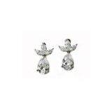Competitive Price Wedding Earrings Cubic Zircon Jewelry Bridal Jewelry CZ Earrings ESL2090