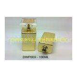 Crystal White Square Refillable Empty Glass Perfume Bottles For Mens thumbnail-1