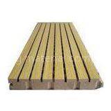 Age Resistant Wooden Grooved Acoustic Panel , Sound Absorption thumbnail-1
