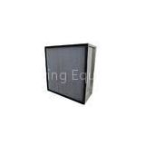 Metal Frame Media H14 Hepa Box Air Filters High Efficient With 800m/h Airflow