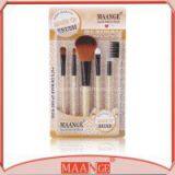 MAANGE 5 Pieces Synthetic Hair Facial Makeup Brushes Set thumbnail-3