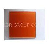 Custom Orange Back Painted Glass 4mm 5mm For Indoor / Furniture