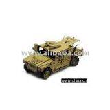 YELLOW MILITARY POLICE Hummer-antique Model Car thumbnail-1