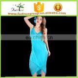 Summer Beach Dress Tassel Trim Beachwear Swimsuit Cover up Beachwear Sarong thumbnail-2