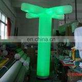change color popular LED inflatable straight pillar models for commercial
