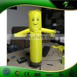 Popular Cheap Small Indoor Inflatable Air Dancer, Yellow Custom Logo Printing Attractive Mini Desktop Tube Man thumbnail-4