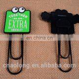 Custom Logo Wedding Gift Rubber Bookmark/soft Pvc Plastic Book Marks