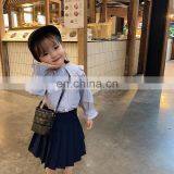 6799/ China Manufacturer Wholesale Kid Korea Fashion Cute Shirt Elegant Simple All Match Girls Top thumbnail-4