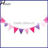 Fabric Bunting Pennant Flags Banner Party Wedding Christmas Decoration PLC009 thumbnail-2