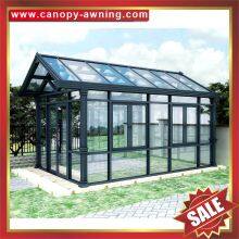 Excllent Outdoor Villa Glass Transparent Alu Aluminum Aluminium Alloy Sunroom Sun House Cabin Shed Kits China thumbnail-1