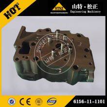 6156-11-1100 CYLINDER HEAD ASS'Y,VALVE LESS KOMATSU Parts PC400, SA6D125E, SAA6D125E, WA470, WA480 CYLINDER thumbnail-1