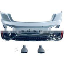 the latest upgrade bodykit body kit the rear bumper sets facelift to RS6 C8 style for Audi A6 C8 car parts 2019-2021