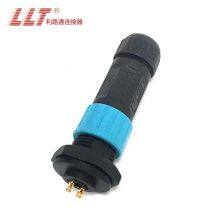 Outdoor Electrical 2pin Assembly Connector LED Cable 3 4 5 6 7 8 2+3pin Power Lighting Panel Mount M12 Connector thumbnail-3