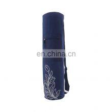 Top Quality Multi Color New Stylish Embroidery Special Design In Drawstring Custom Yoga Mat Bag thumbnail-1