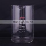 borosilicate glass measuring beaker, glass parts of coffee maker, different size, withstand boiling temperatures