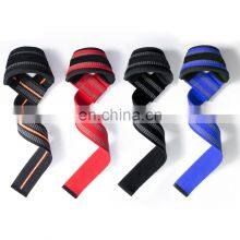 Custom Logo Gym Workout Cross Training Wrist Straps for Wri Powerlifting Weight Lifting Straps
