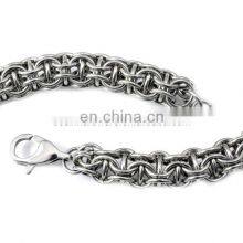Fashion High Quality Metal Stainless Steel Chain Maille Bracelet thumbnail-1