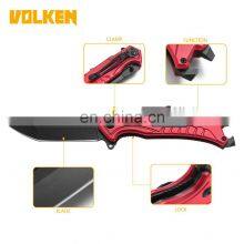 New Outdoor Survival Folding Knife Camping Self-defense Knife With Belt Clamp Grindstone Window Breaker Multi-functional Tool thumbnail-4